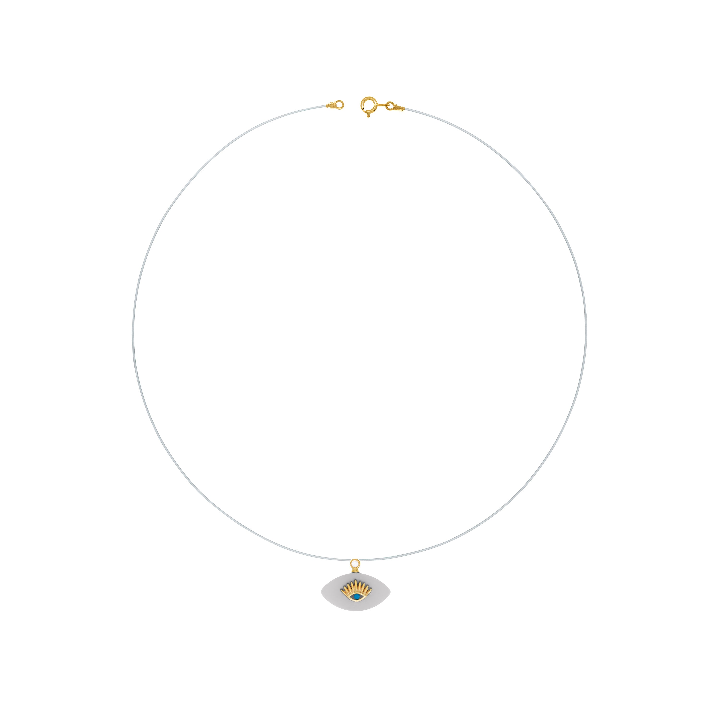 Nylon Thread With Multi-Shape Resin Summer Necklace