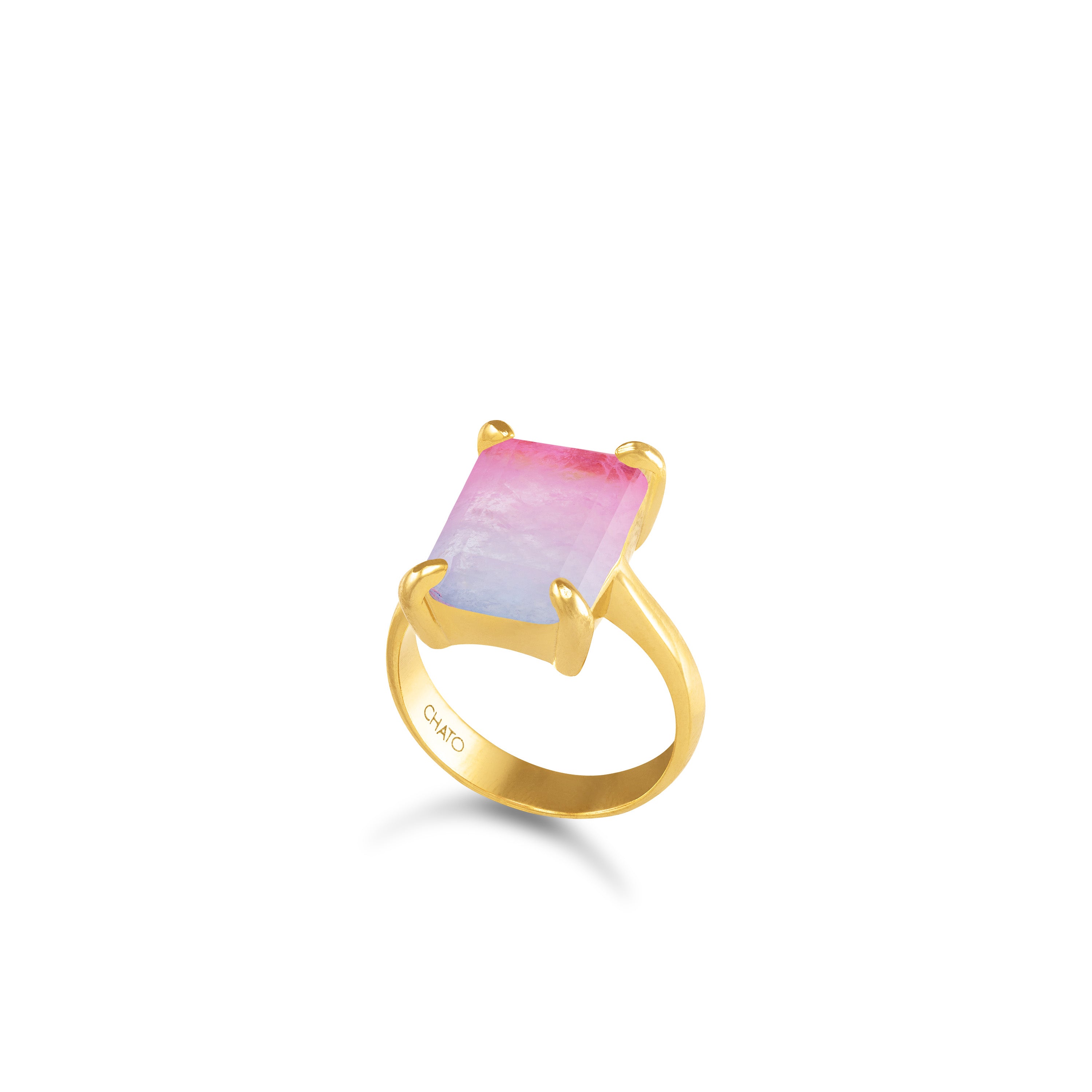 Colored Big Stone Ring