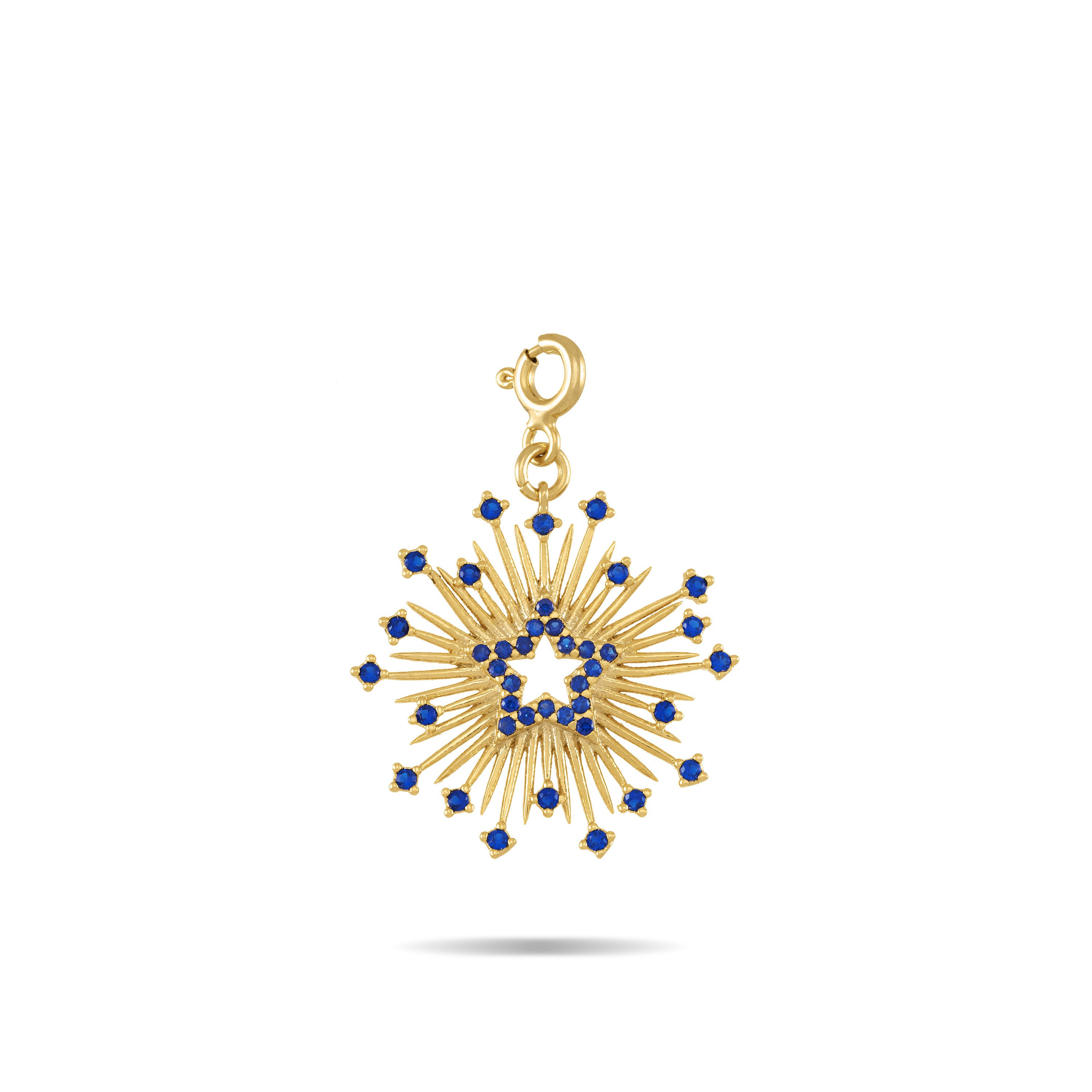 Cubic Zirconia Shining Star Charm