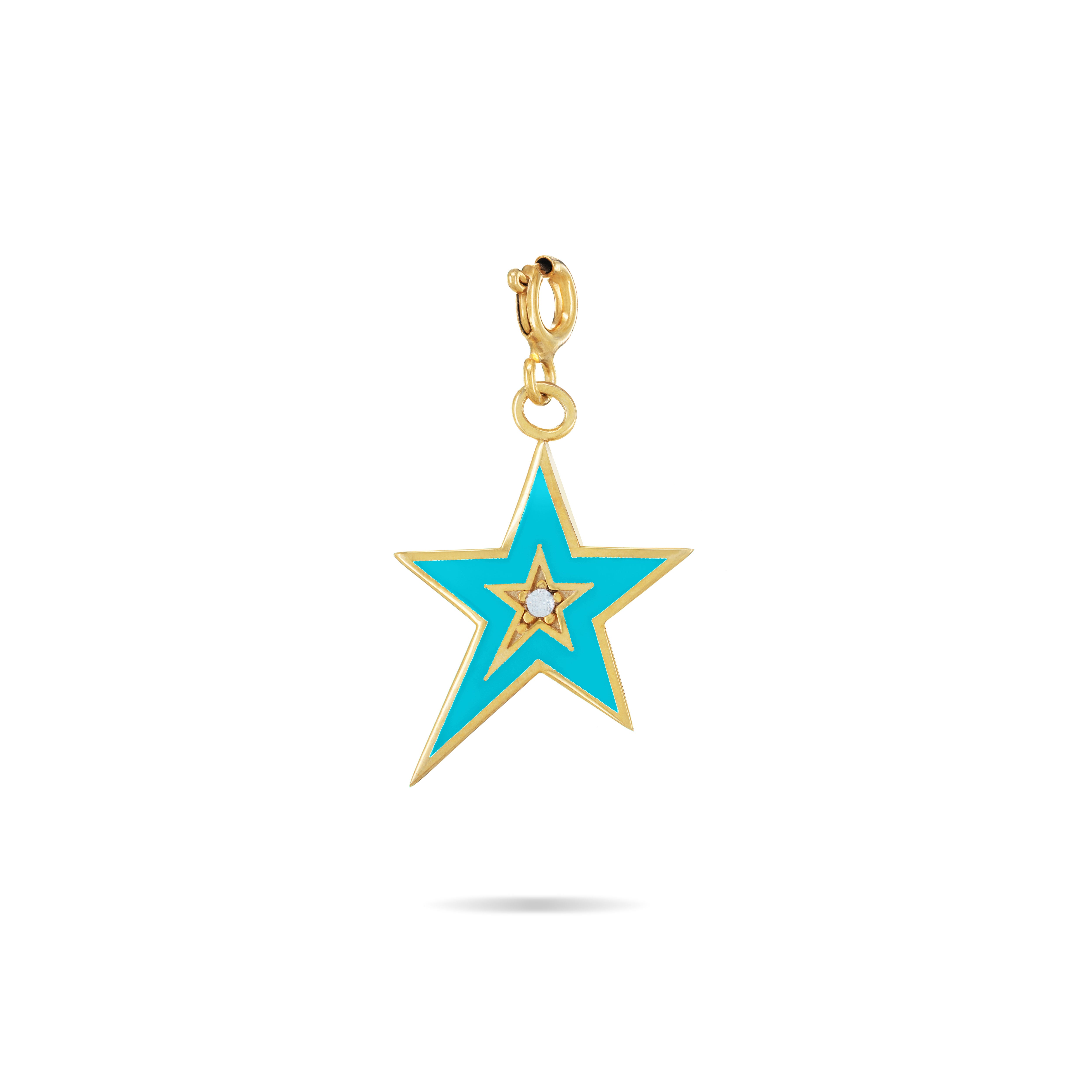 Enamel Star Charm