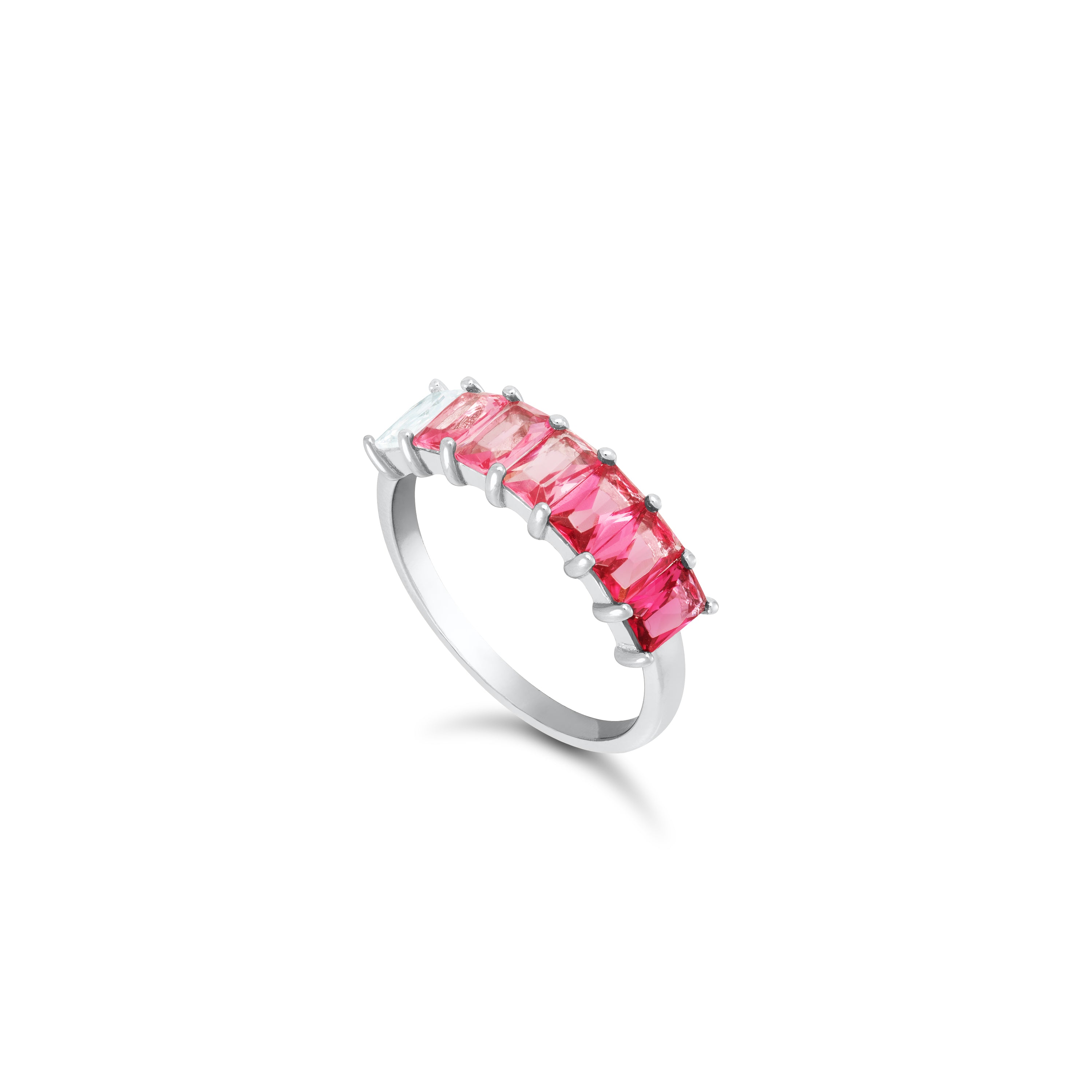 Half Eternity Baguette Ring