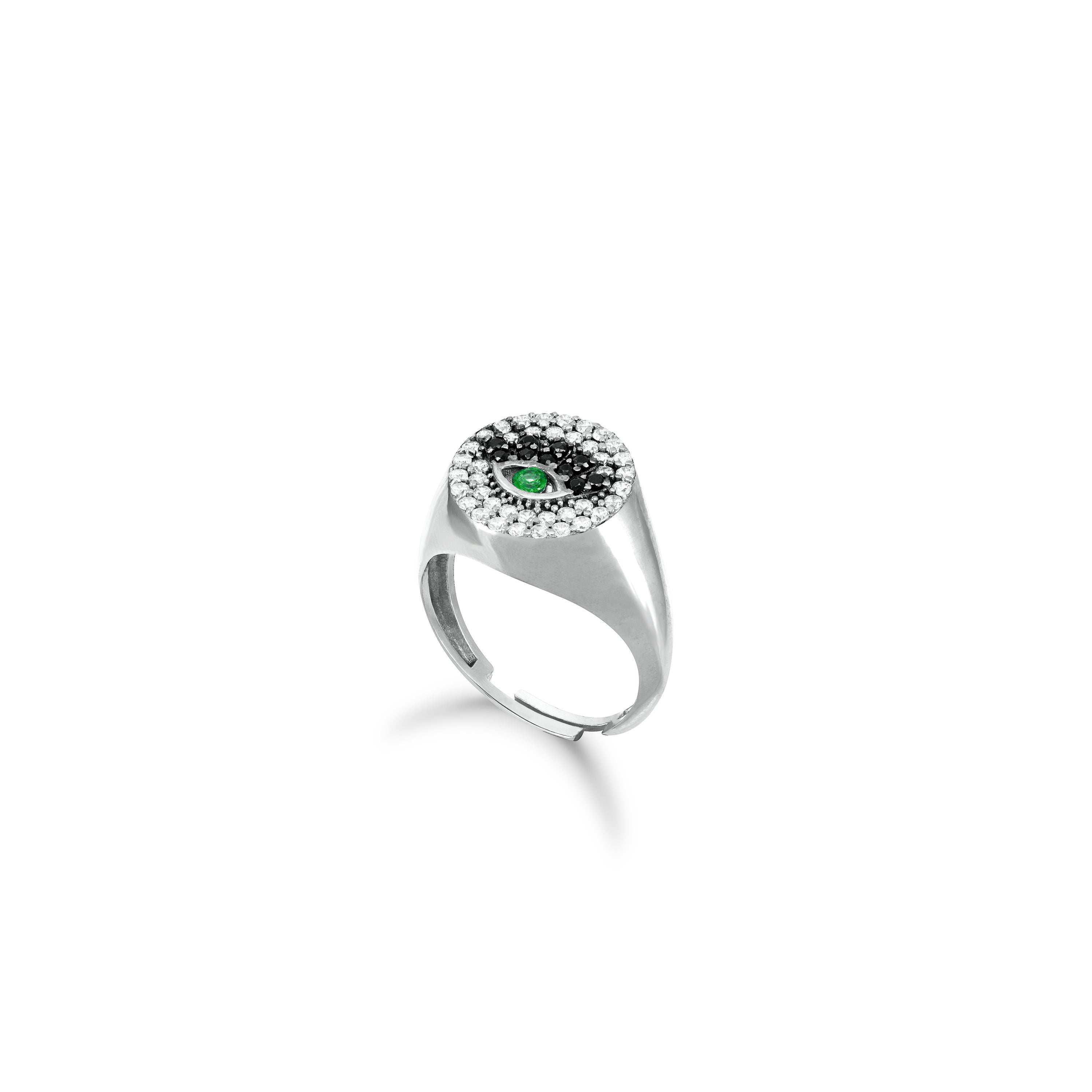 Lash Evil Eye Pinky Ring