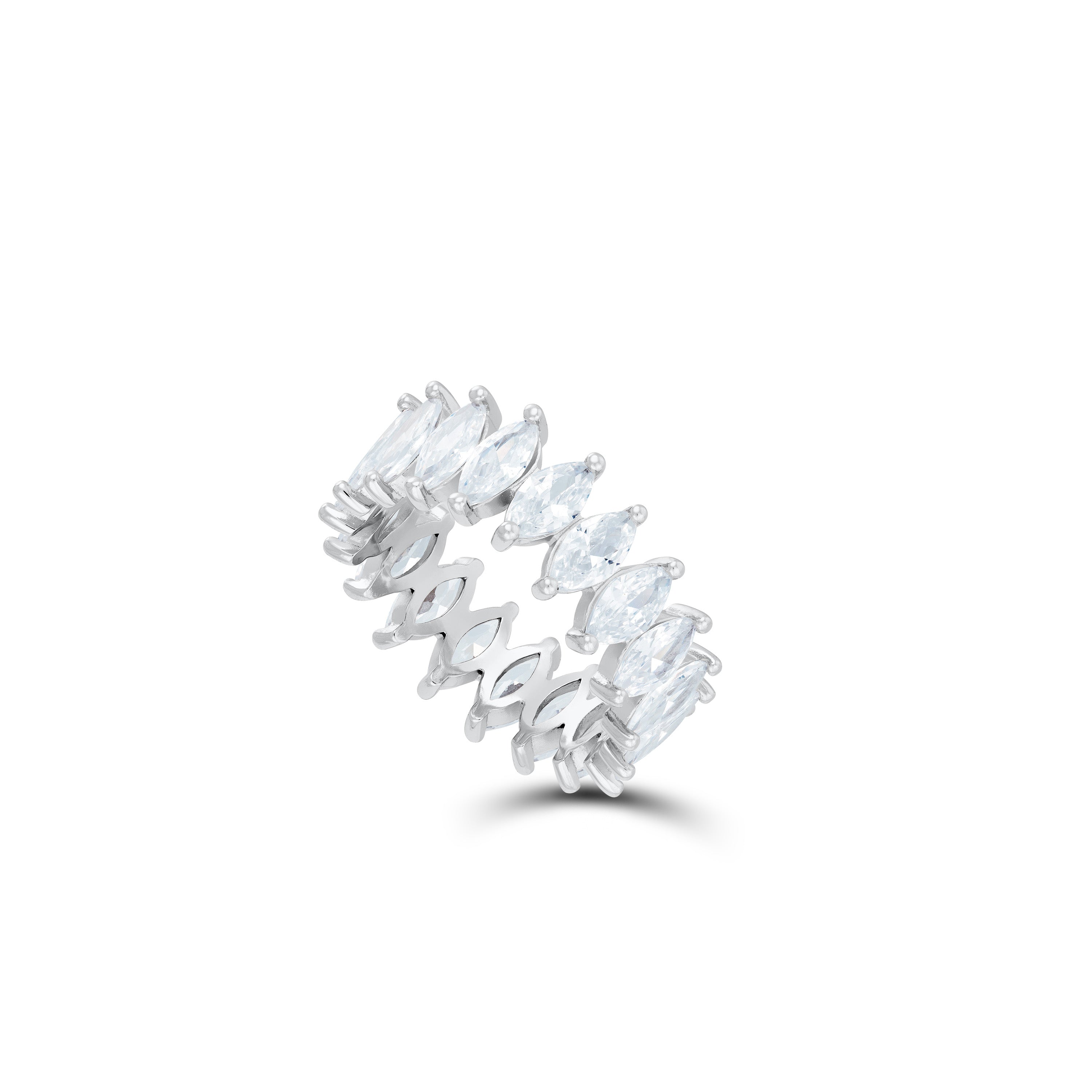 Marquise Cut Eternity Ring