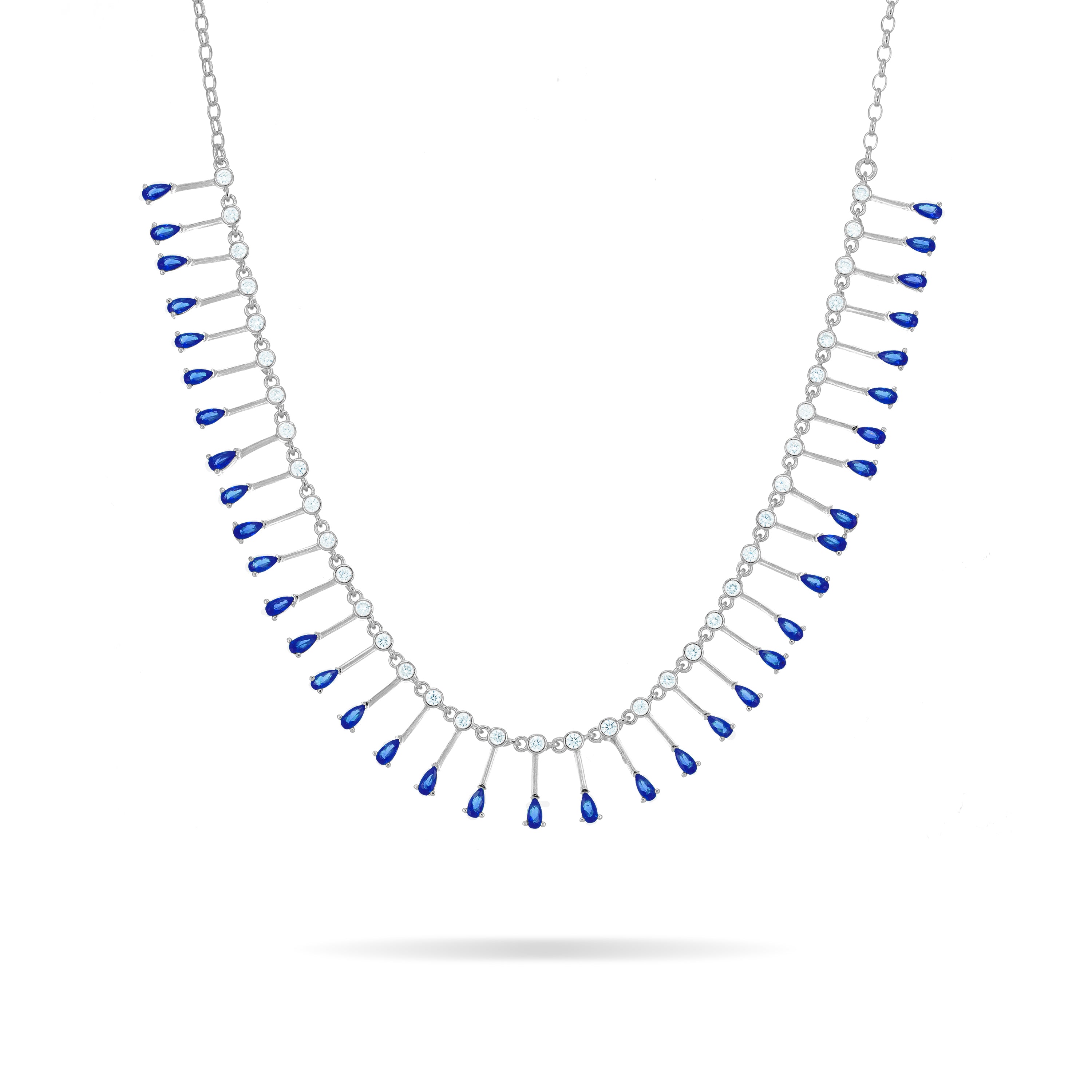 Teardrop Fringe Necklace