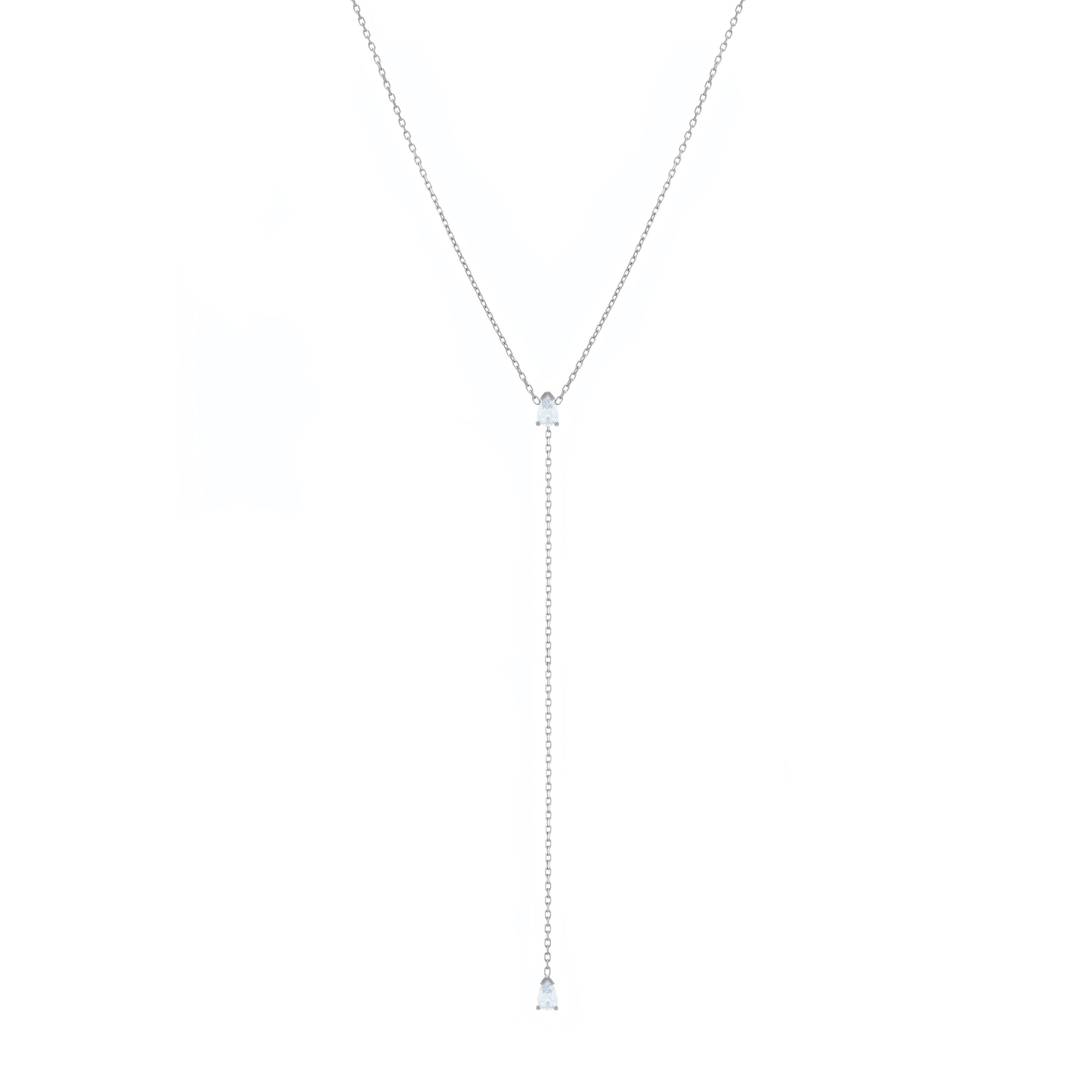 Two Teardrops Lariat Choker