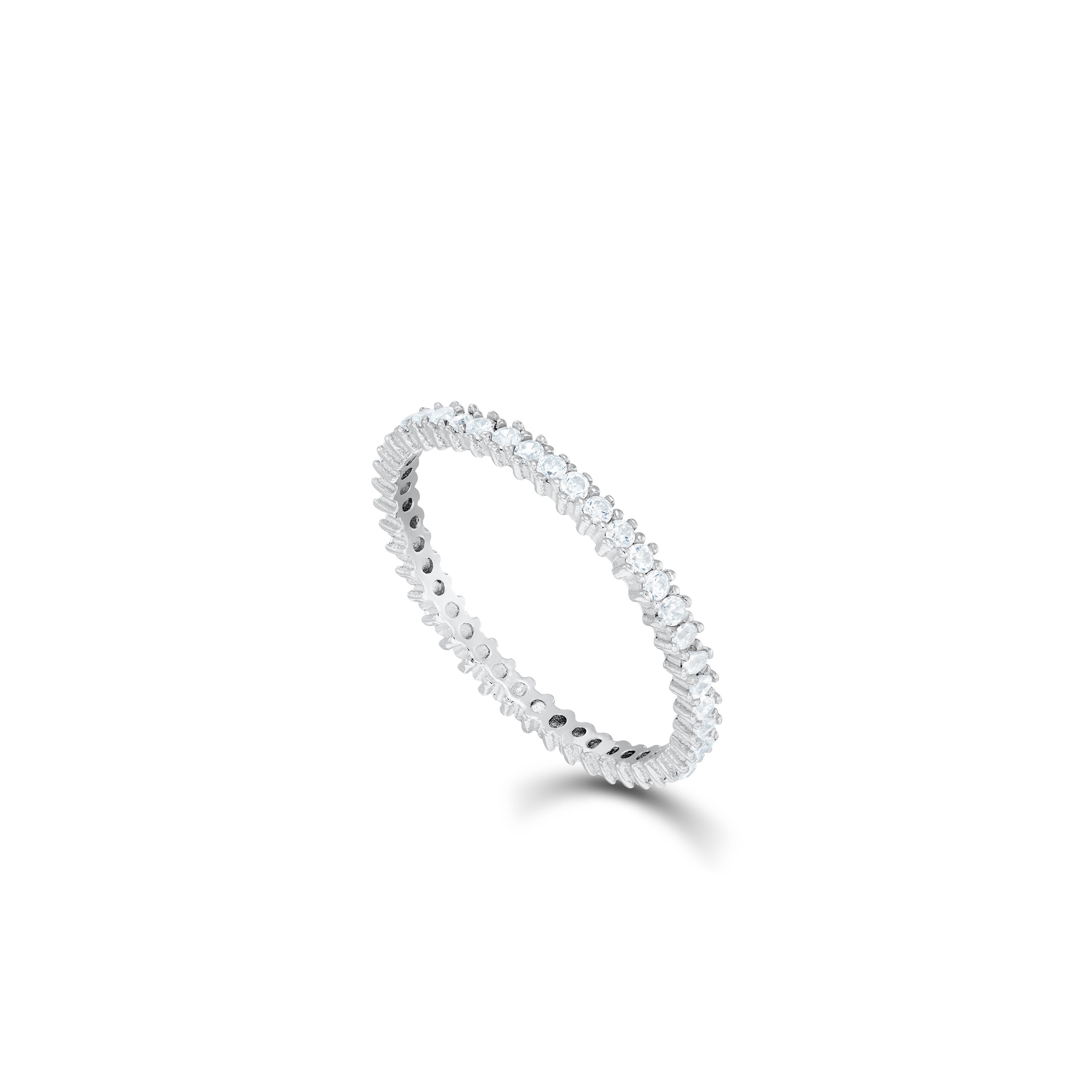 Thin Cubic Zirconia  Ring