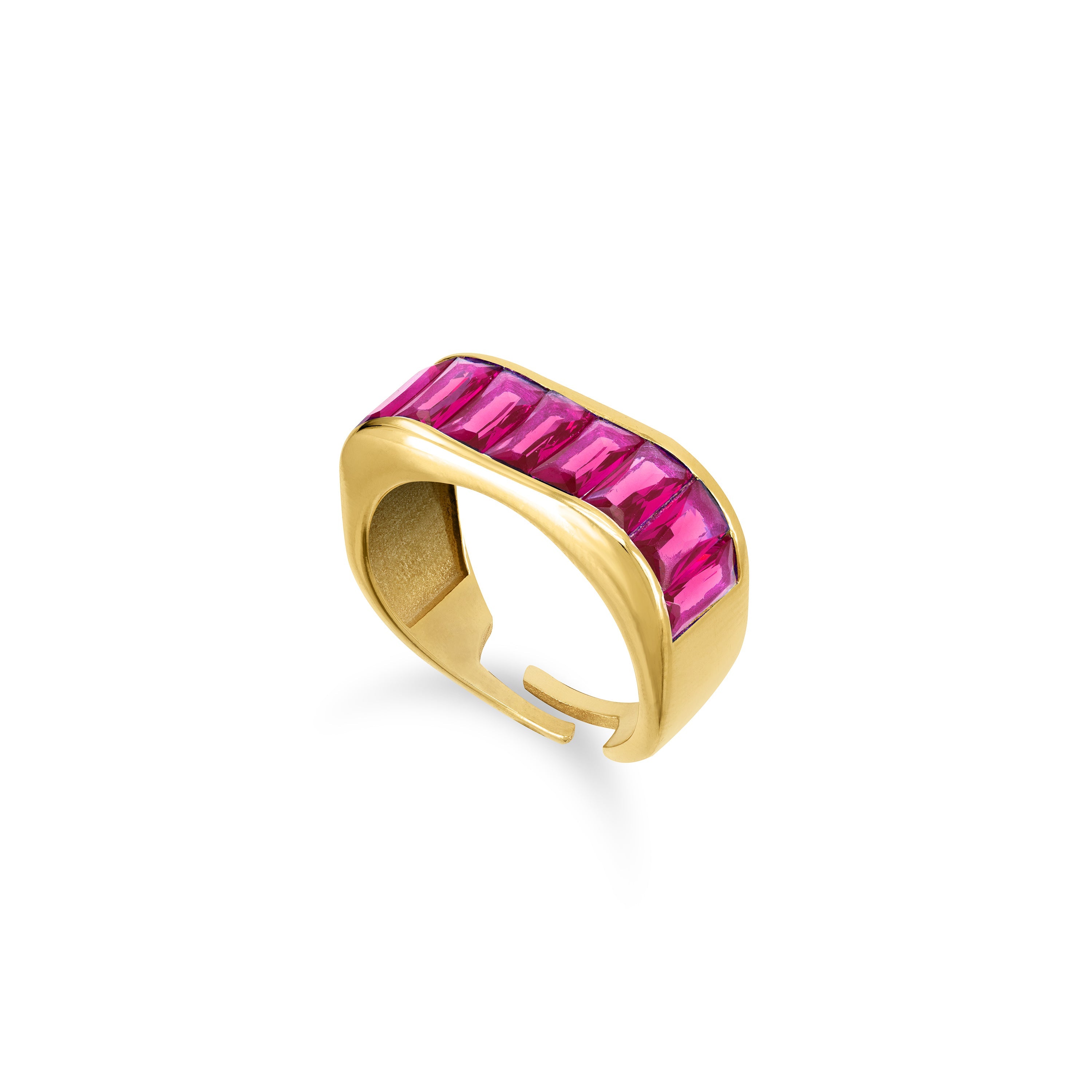 Big Baguette Bar Ring