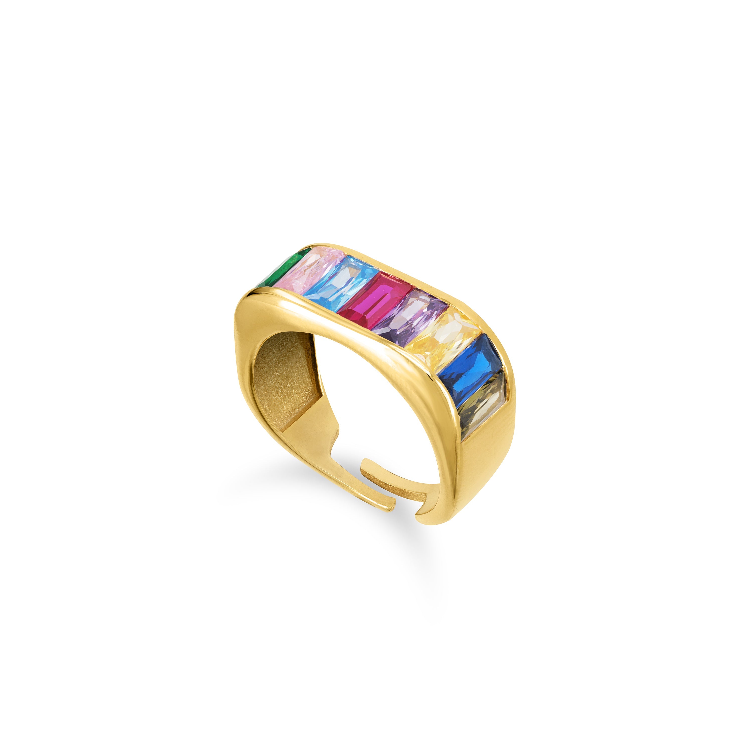 Big Baguette Bar Ring