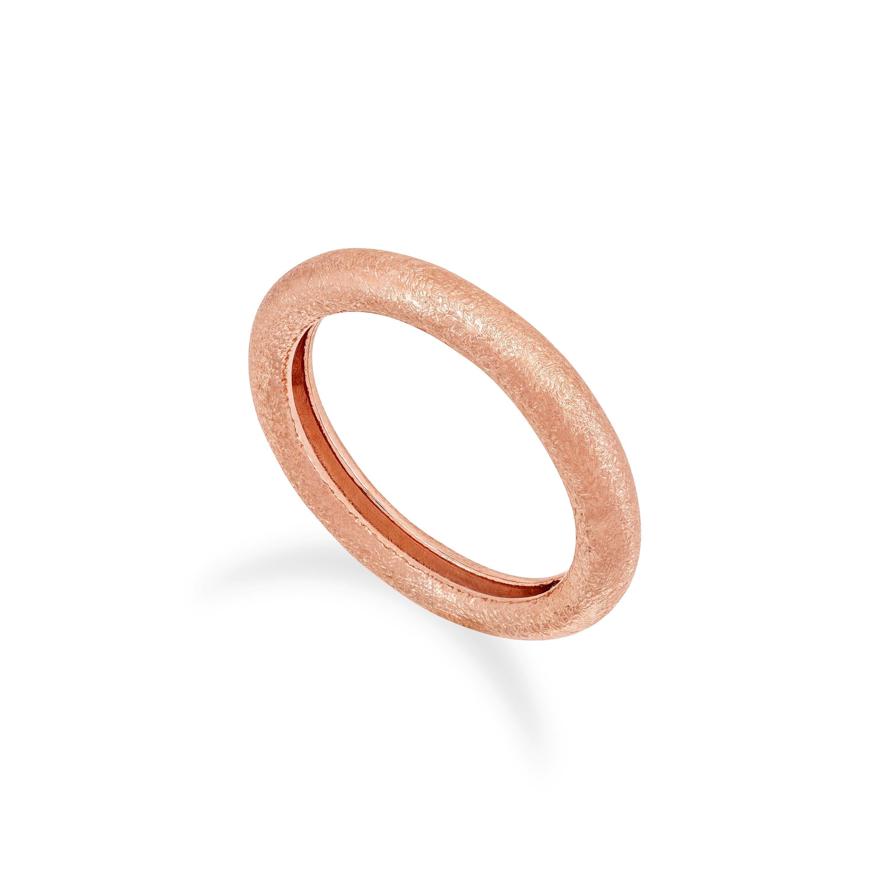 Brushed Simple Stacking Ring