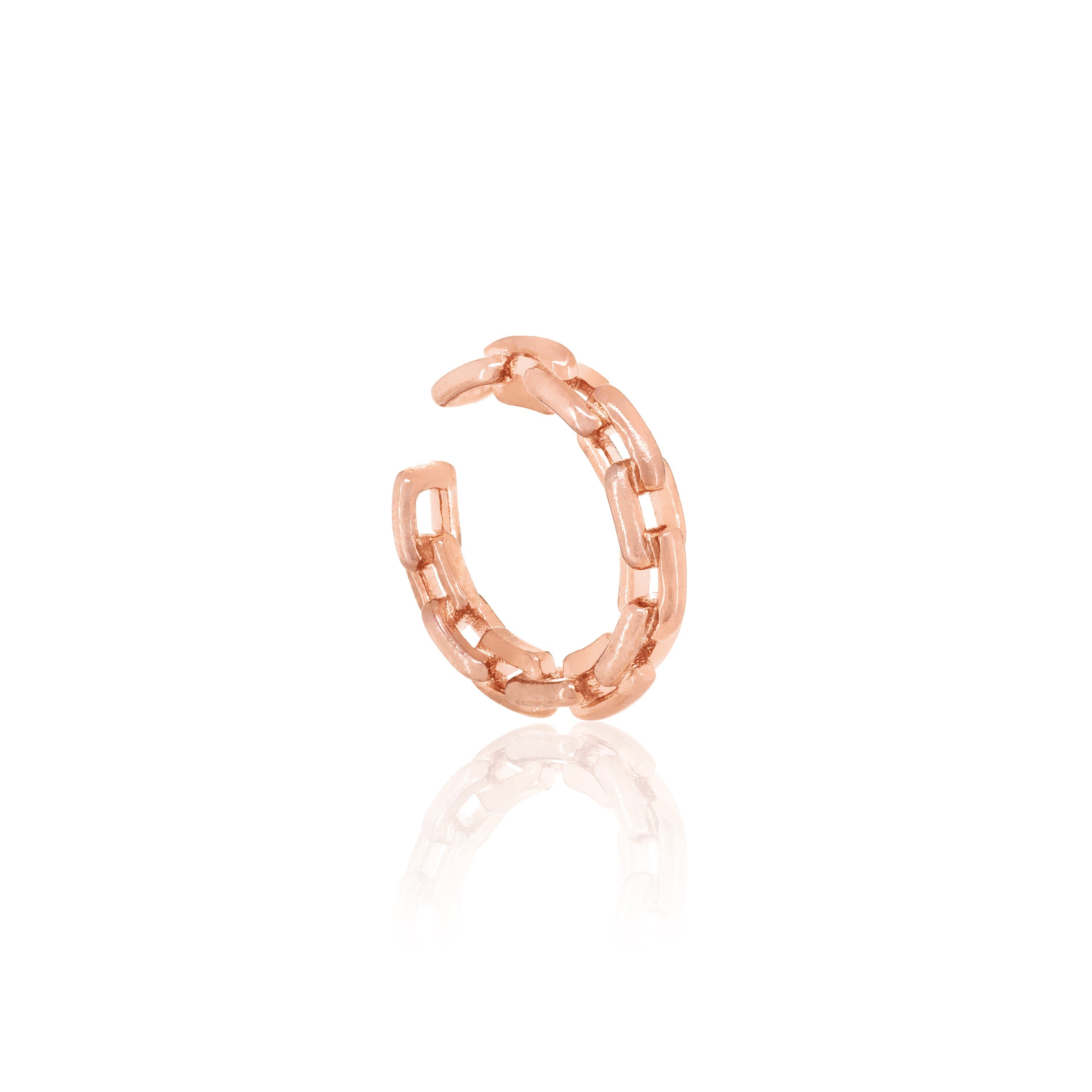 C Shape Chain Ear Cuff