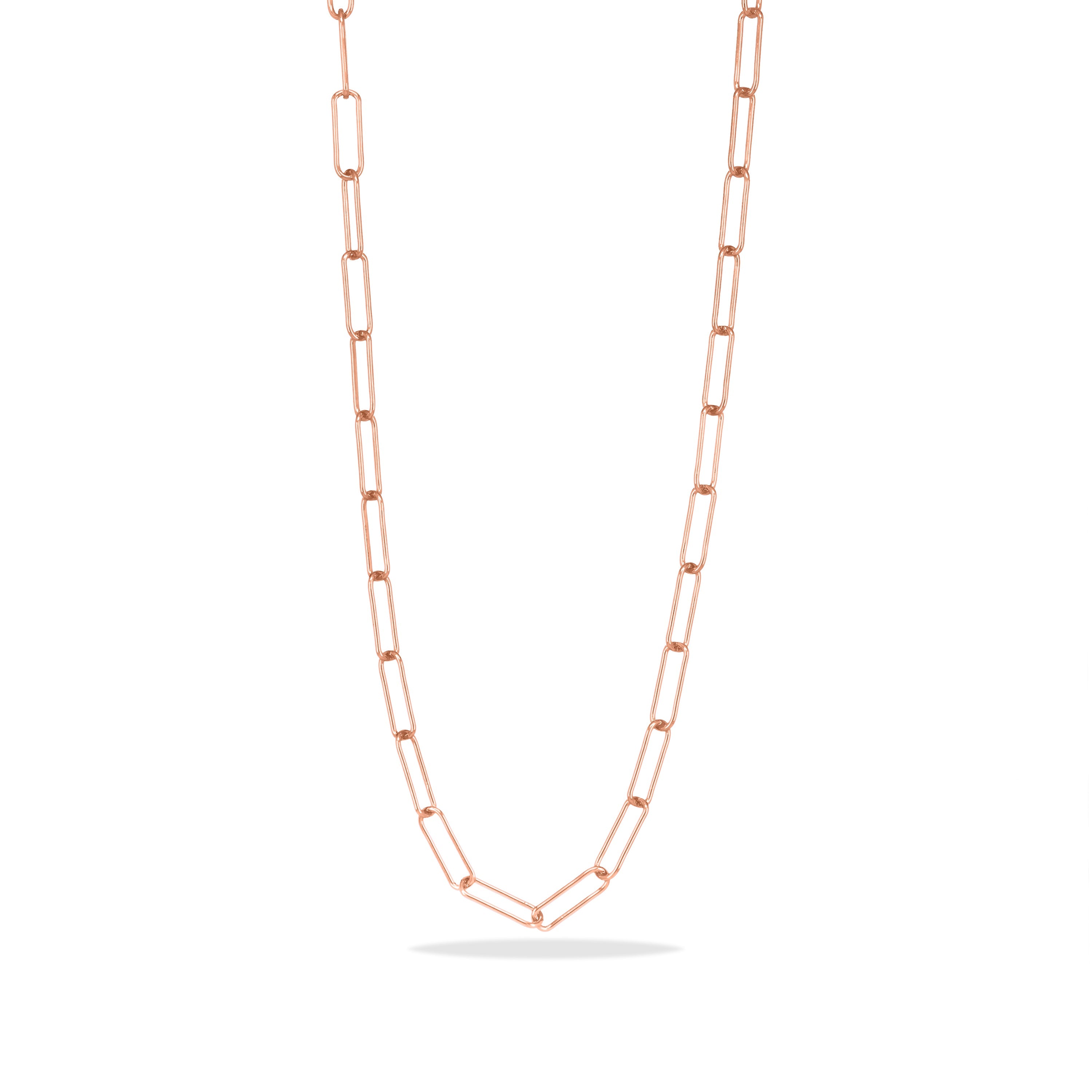 Dainty Paperclip Link Chain Necklace