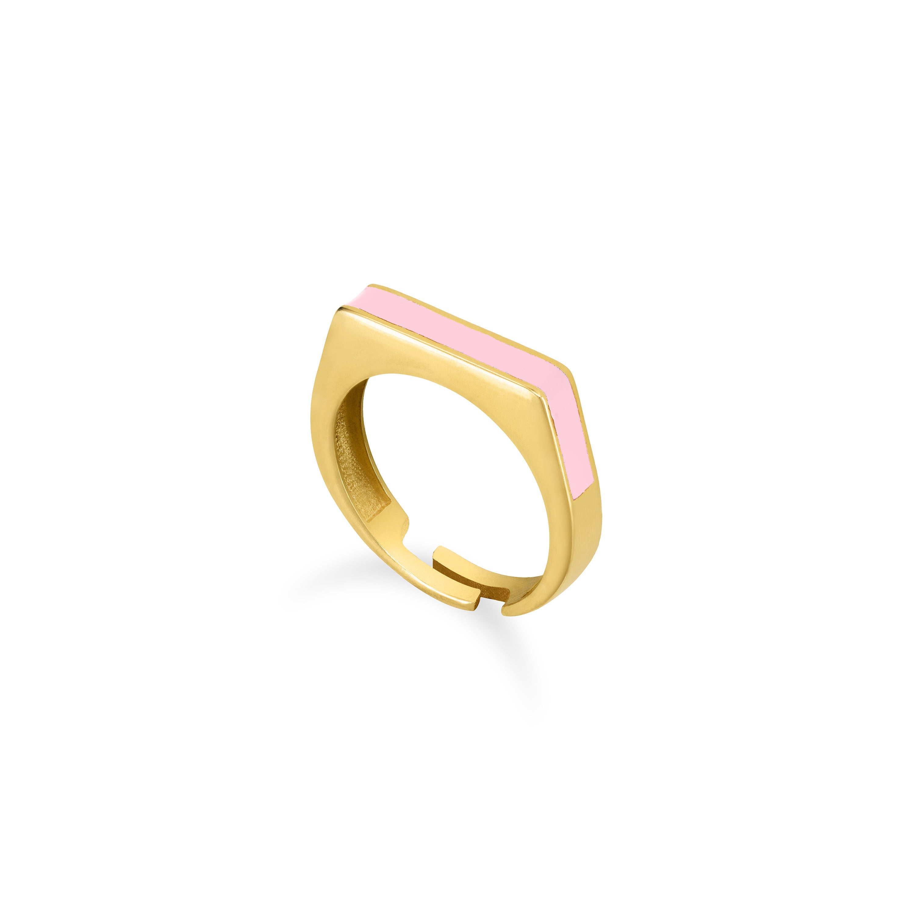 Enamel Bar Simple Ring