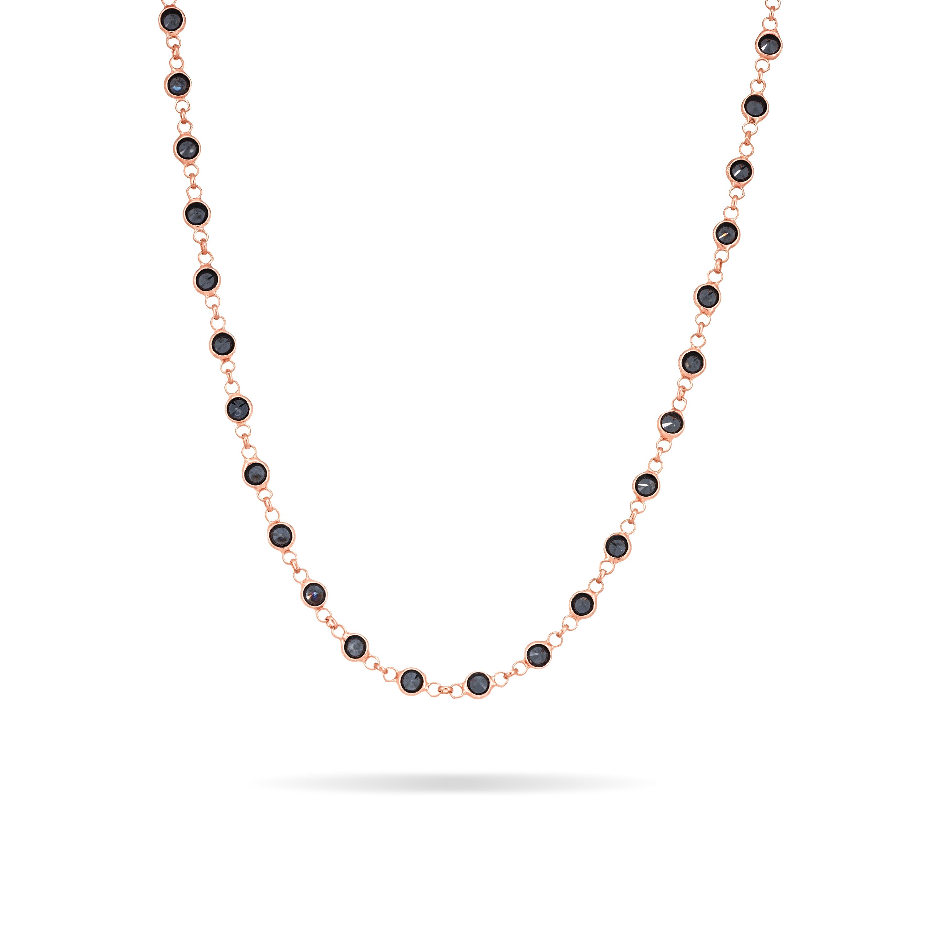 Eternity Bezel Chain Necklace