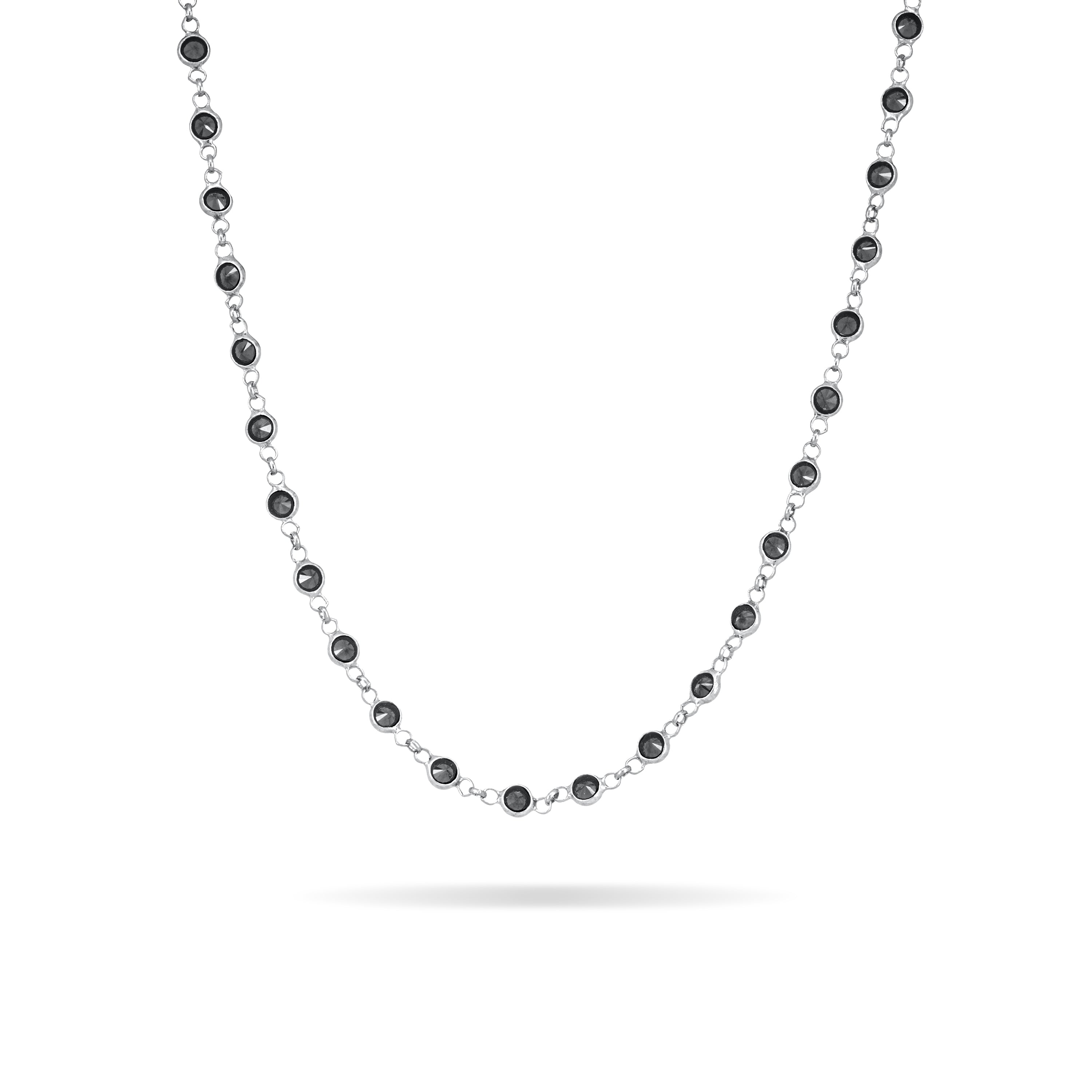 Eternity Bezel Chain Necklace