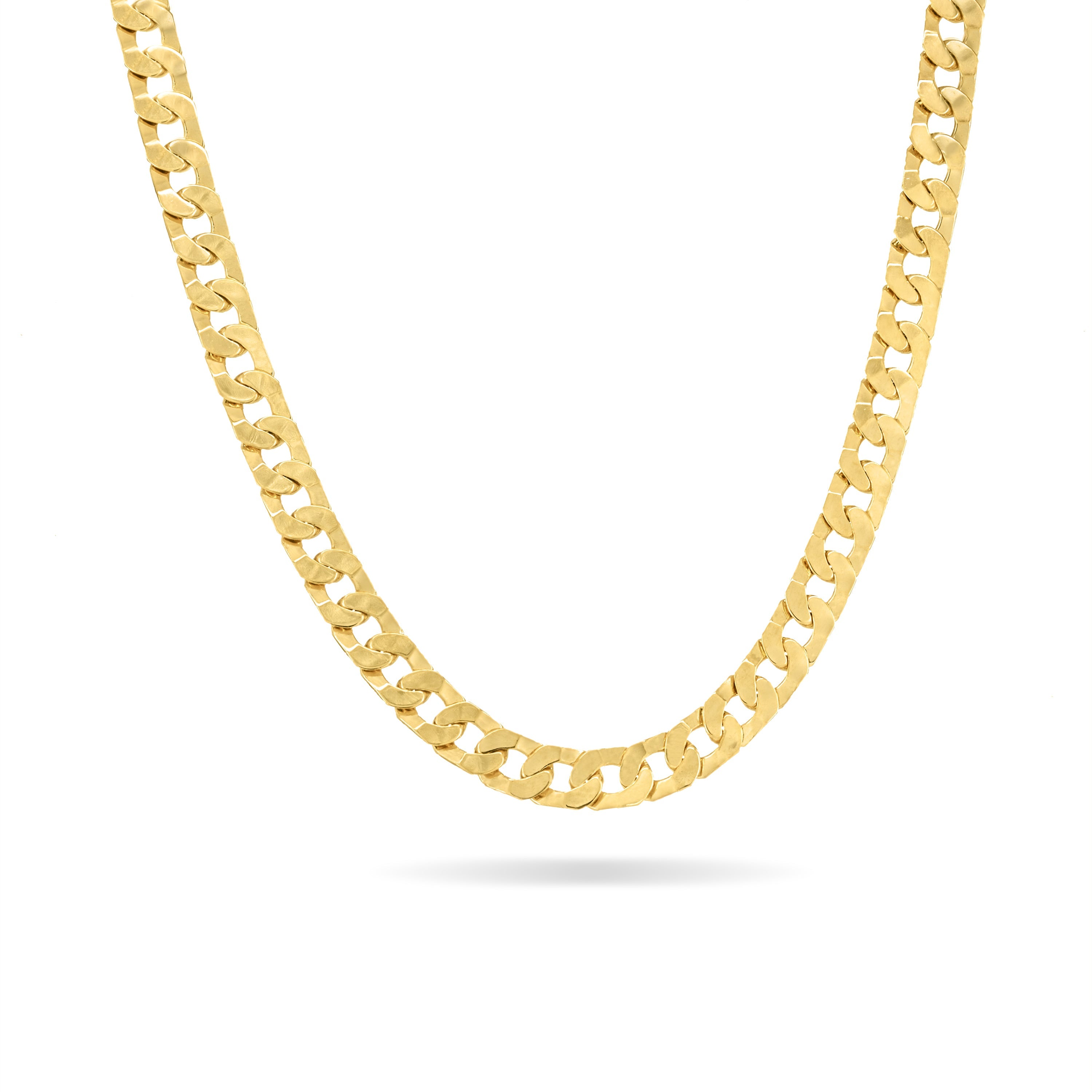 Flat Curb Chain Necklace