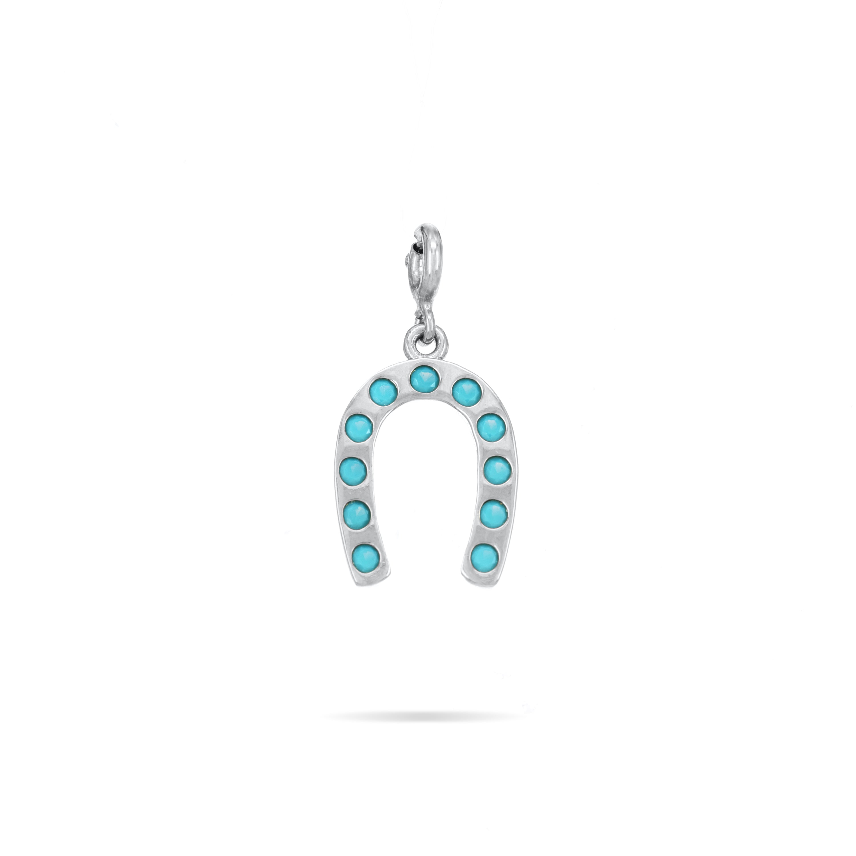 Horseshoe With Stones Charm