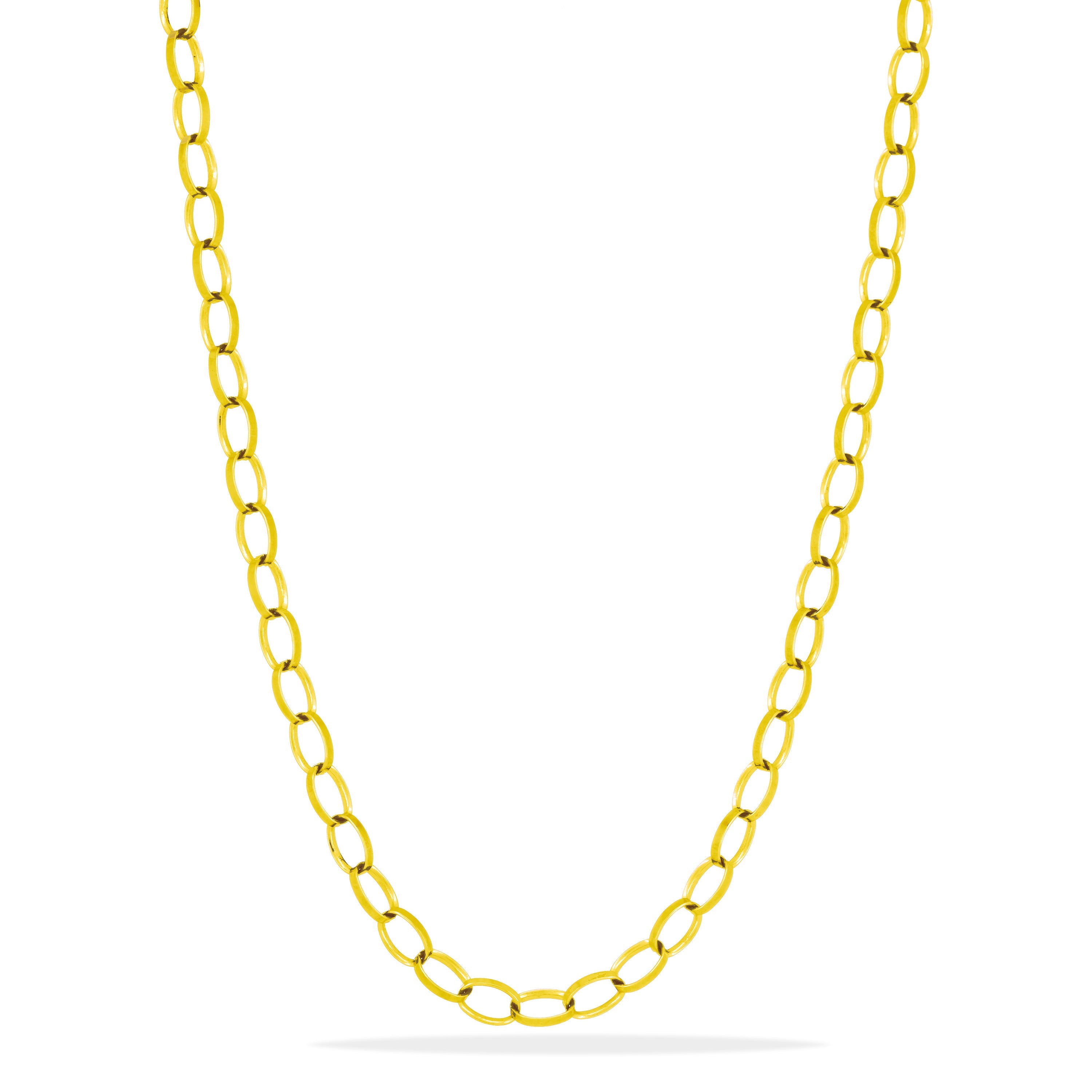 Oval Loop Link Necklace