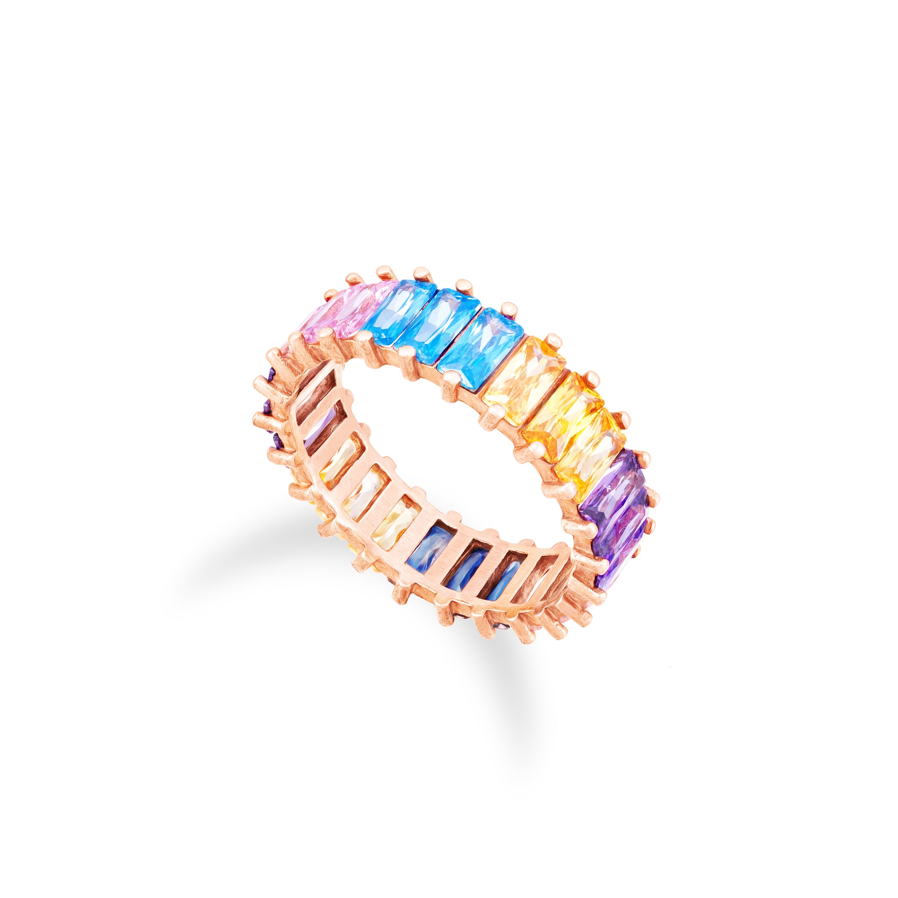 Pastel Baguette Ring