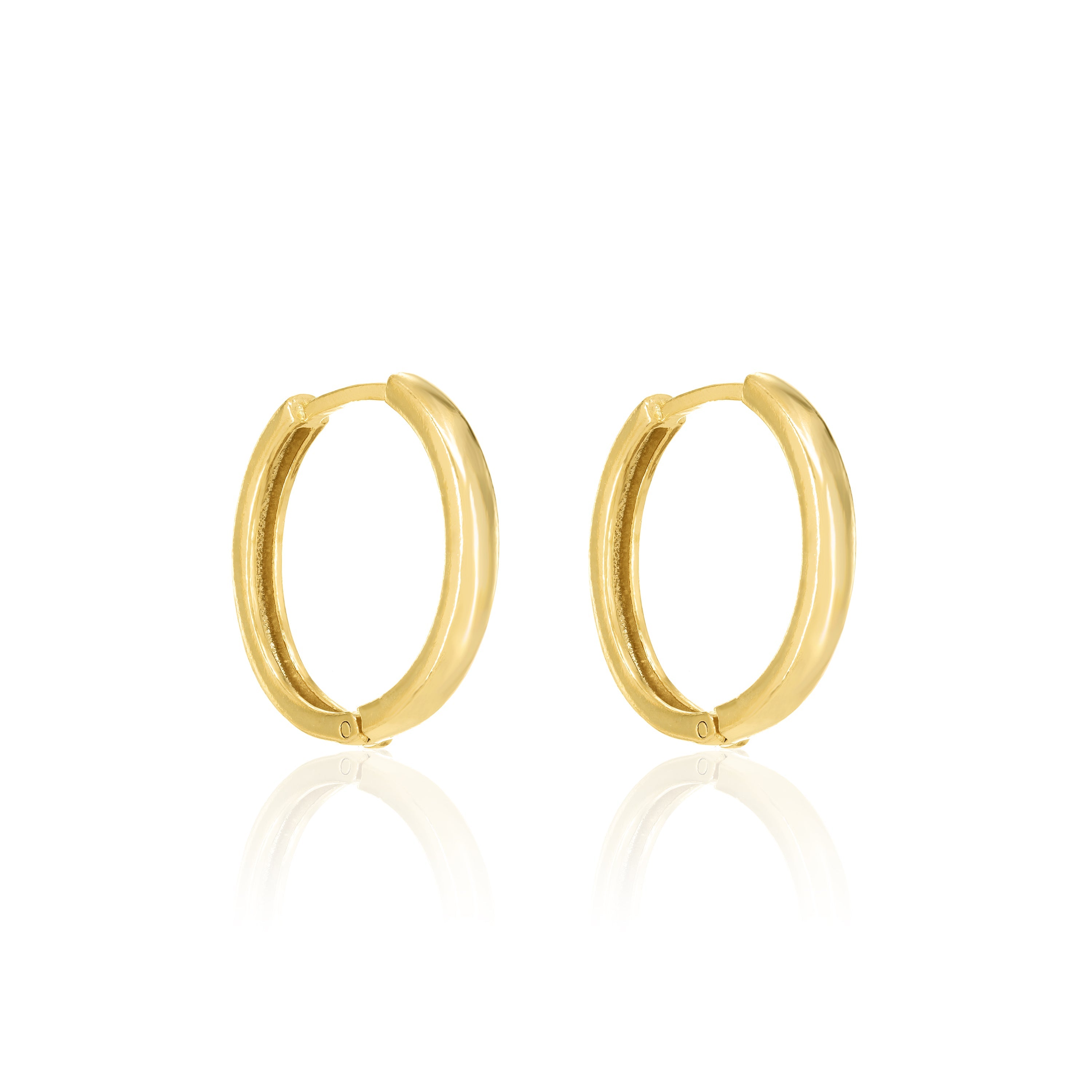 Simple Circle Hoop Earrings