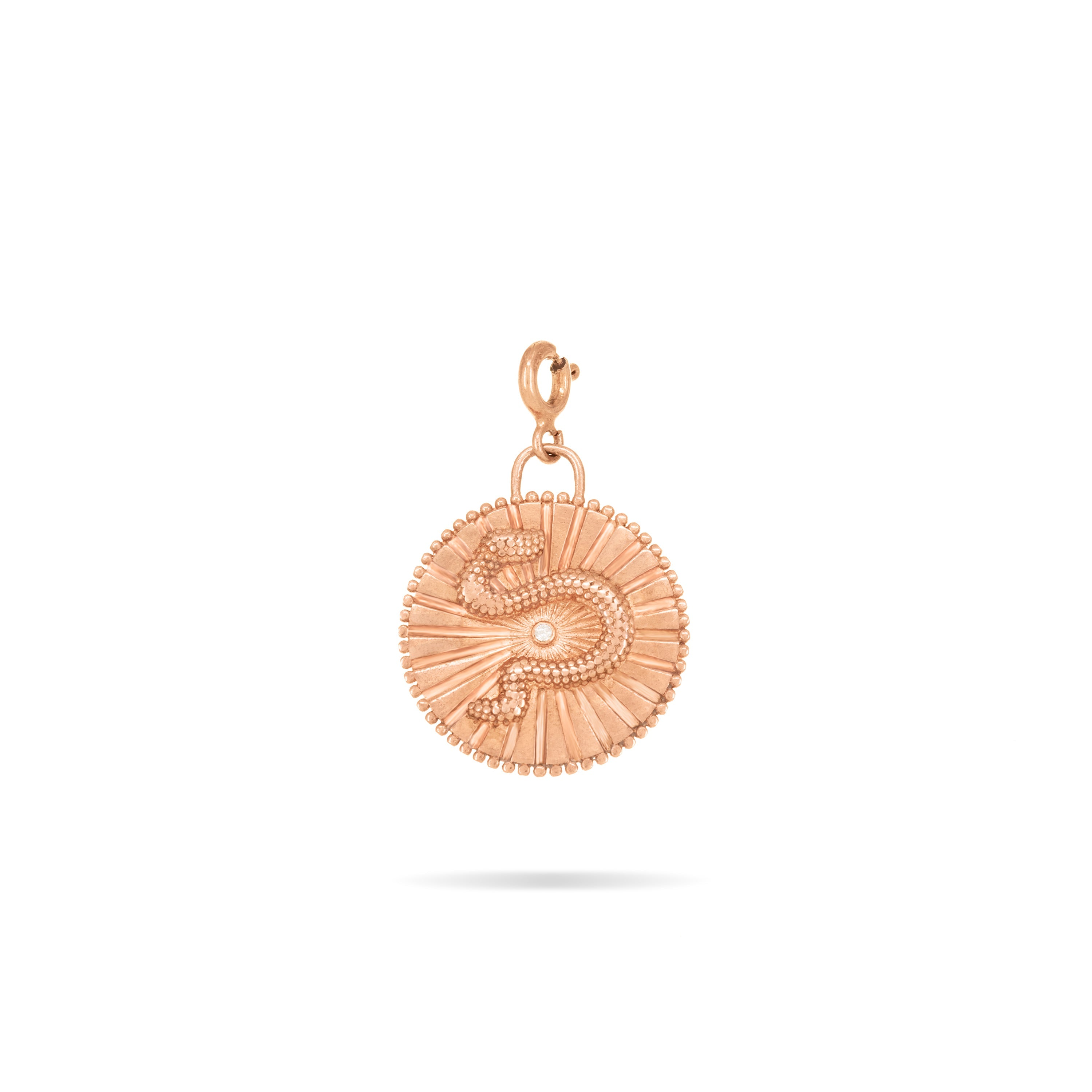 Snake Coin Charm